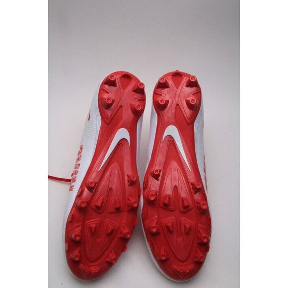 Nike Alpha Huarache 7 Varsity Lacrosse Cleats Mens Red White Size 10.5 - Picture 11 of 14